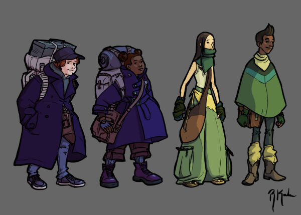 Urban Fantasy Character Designs