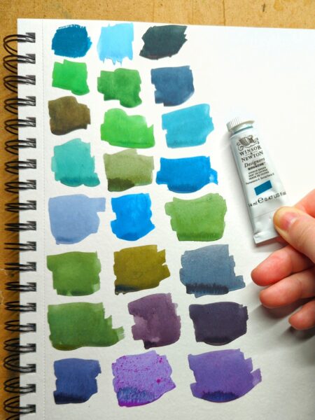 New Gouache Paint – Cascade Green