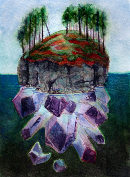 Amethyst Crystal Island