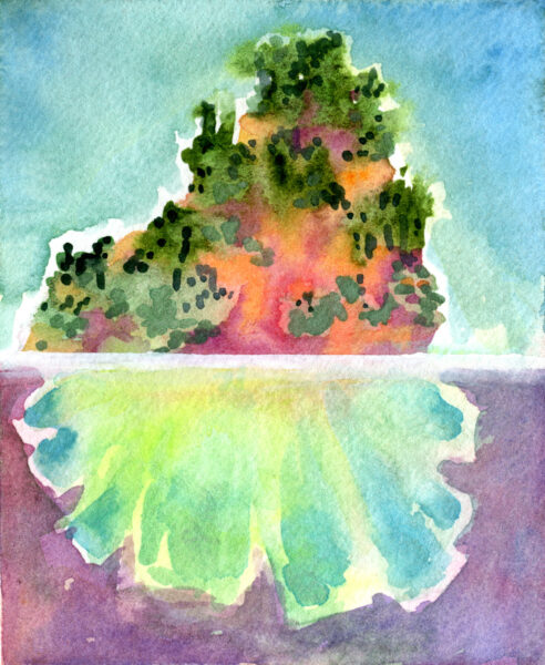 Painterly Crystal Islands