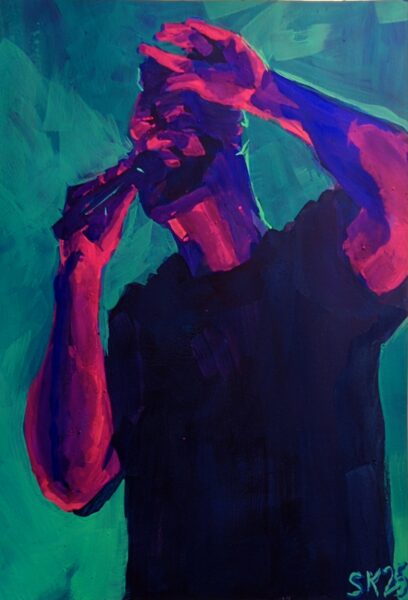 Concert Photo Gouache Study ft Leprous